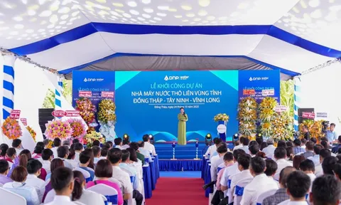 DNP Water cùng Samsung E&A khởi công dự án hạ tầng nước thô liên vùng đầu tiên của Việt Nam, giải quyết bài toán nước sạch cho 2 triệu dân vùng ĐBSCL