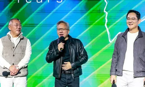 Tiết lộ bất ngờ của CEO Nvidia tại Hàn Quốc trước "bữa tối gà bia"