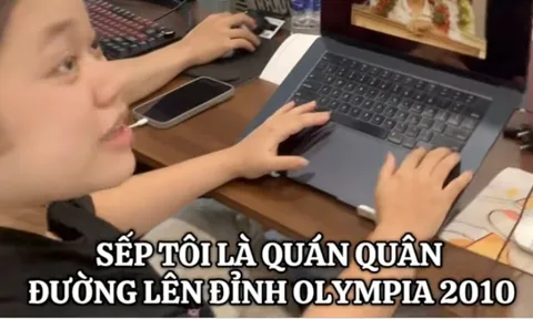 Phản ứng sốc của cô gái khi biết sếp mình chính là... Quán quân Olympia: Quả này đố dám cãi!