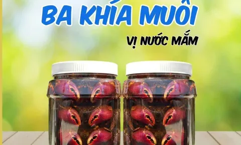Ba khía muối nước mắm ngon ở Cà Mau có giá đến 250.000 đồng/kg