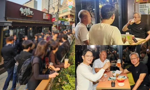 Quán gà rán bình dân “đổi đời” sau bữa nhậu của 3 tỷ phú công nghệ: Dân Hàn nườm nượp xếp hàng "xin vía" giàu có, đậu đại học...