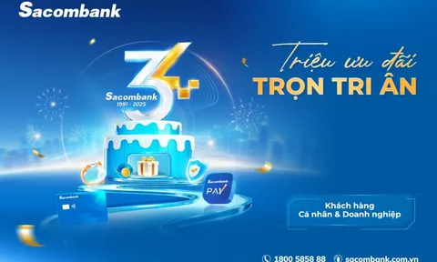 Mừng sinh nhật, Sacombank tri ân khách hàng