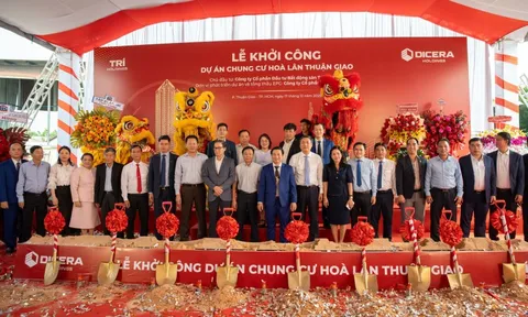 Sau khi mua Trí Holdings, DICERA Holdings chính thức khởi công DA Chung cư Hòa Lân Thuận Giao 1.880 tỷ