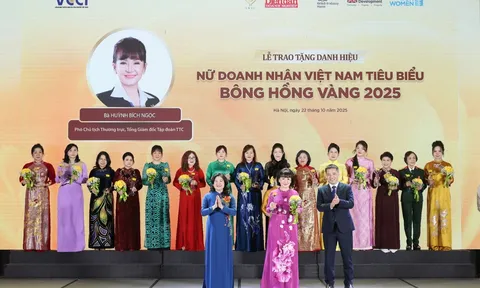 Doanh nhân Huỳnh Bích Ngọc: Nữ Doanh nhân Việt Nam tiêu biểu - Bông hồng vàng năm 2025
