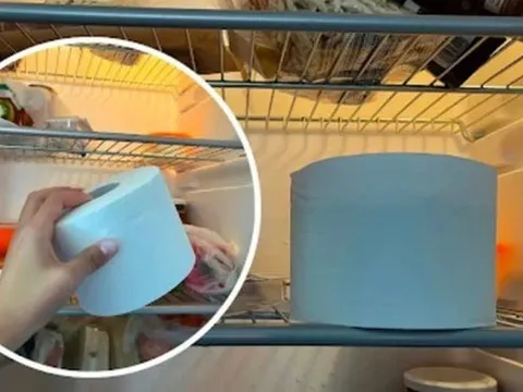 Bỏ 1 cuộn giấy vào tủ lạnh, tôi công nhận người nghĩ ra mẹo này có IQ đỉnh nó