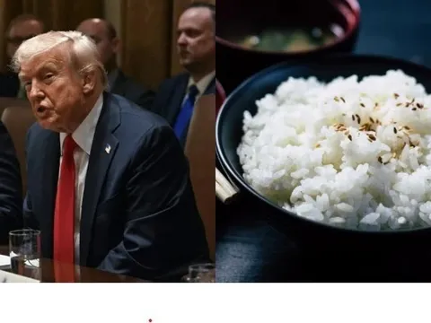 Thông điệp từ bát cơm trong bữa trưa của Tổng thống Mỹ Trump ở Tokyo