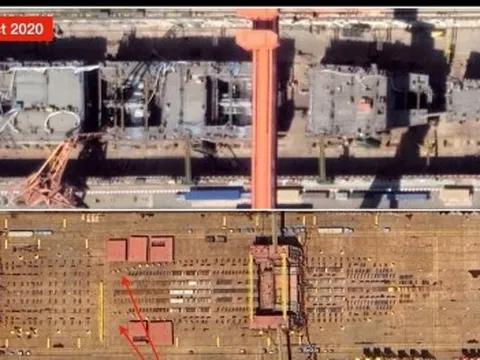 Trung Quốc âm thầm dựng 'siêu tàu sân bay hạt nhân' lớn nhất thế giới