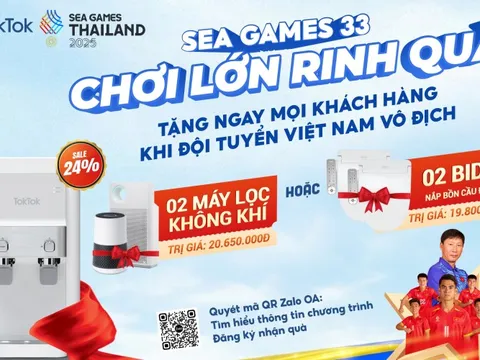 Cùng TokTok thắp lửa chiến thắng – Việt Nam vô địch, rinh quà lớn mùa SEA Games