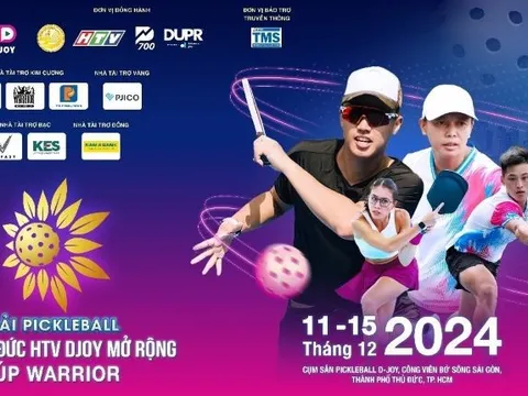 Giải pickleball PWR Thủ Đức HTV DJOY mở rộng - Cúp WARRIOR chính thức diễn ra vào tháng 12